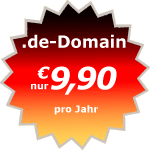 DE-Domains f�r nur �9,90 pro Jahr