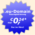 EU-Domains f�r nur �0,24 registrieren